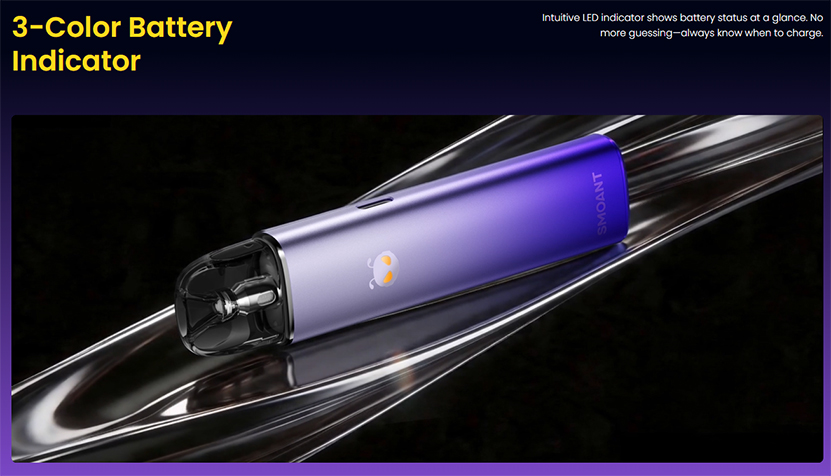 Smoant Flex Neo Kit Battery Indicator