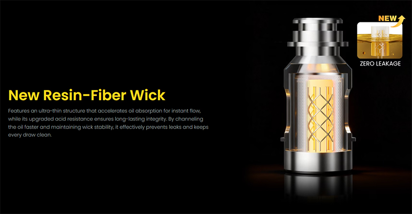 Smoant Flex Neo Kit Resin Fiber Wick