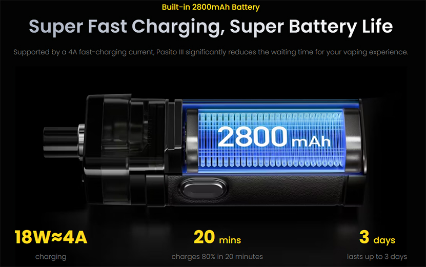 Smoant Pasito 3 Kit 2800mAh