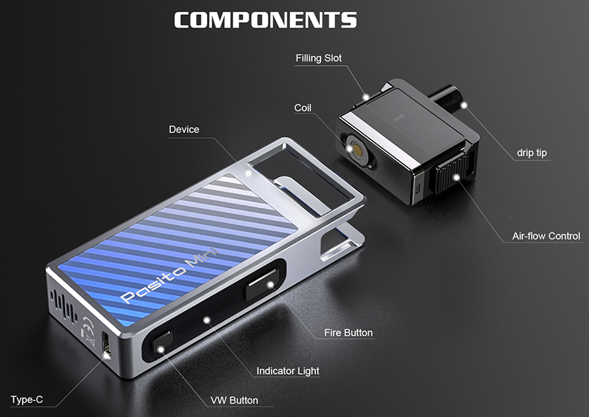 Smoant Pasito Mini Kit Component