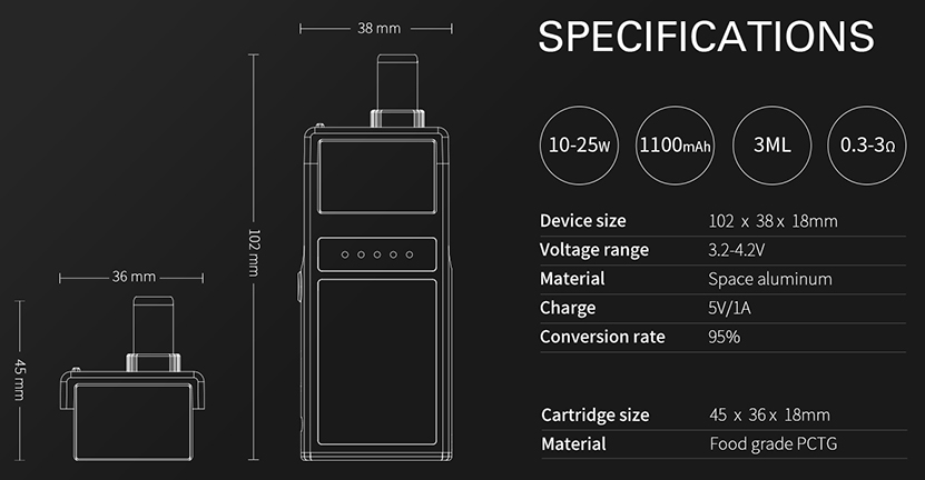 Smoant Pasito Pod System Features 01