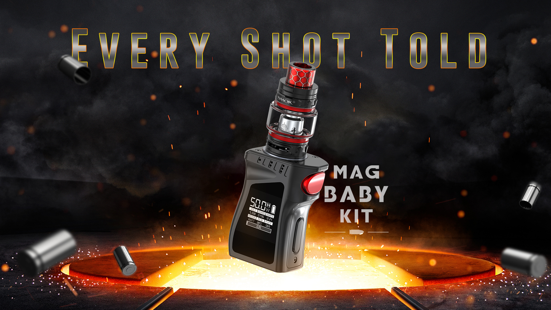 Smok Mag Baby Kit 50W Mag Baby Mod with 4.5ml TFV12 Baby Prince Tank