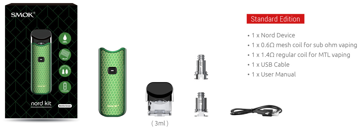 SMOK Nord Vape Pod Kit Features 2