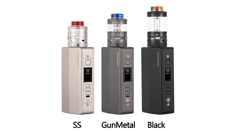 SteamCrave Hadron Pro DNA250C Combo Kit colors
