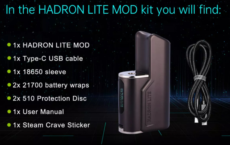 Steam Crave Hadron Lite Mod Package