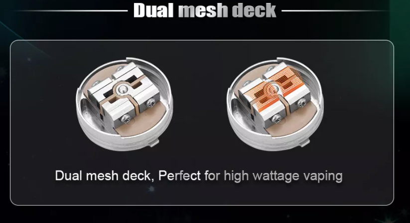 Steam Crave Hardon Mesh RDSA Dual Mesh Deck