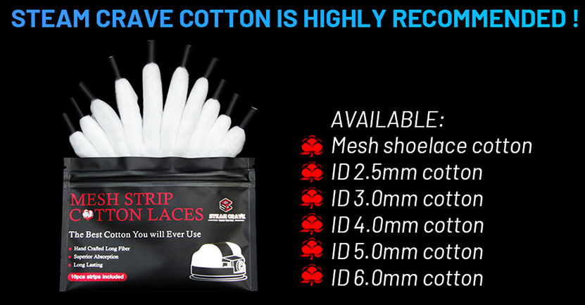 Steam Crave Meson AIO Kit Cotton