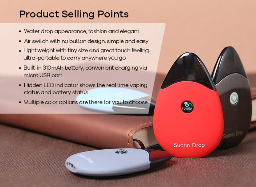 Suorin Drop Ultra-portable Kit Feature