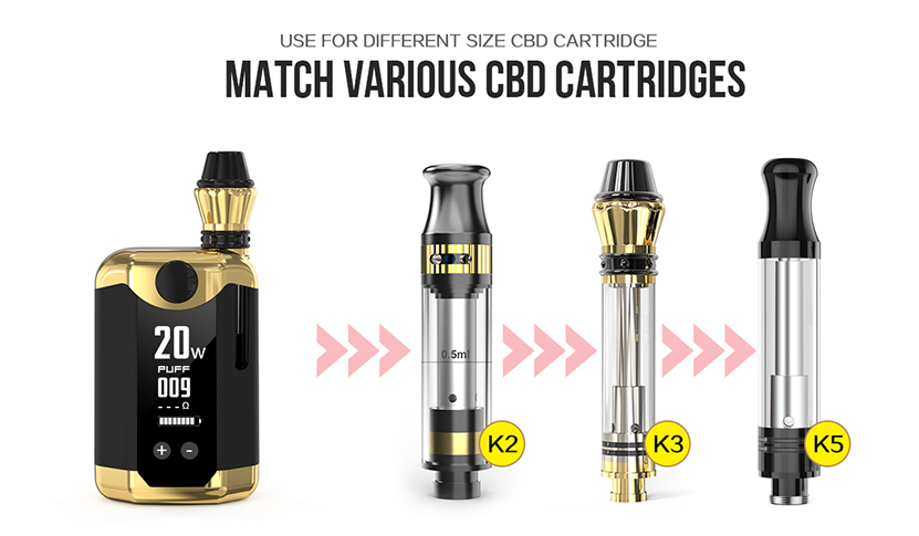 TH-420 V BOX Vape Kit cartridge