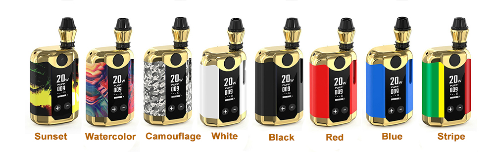 TH-420 V BOX Vape Kit colors