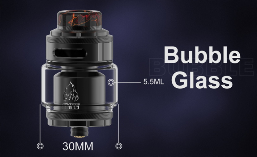 Thunderhead Creations Blaze RTA Bubble Glass