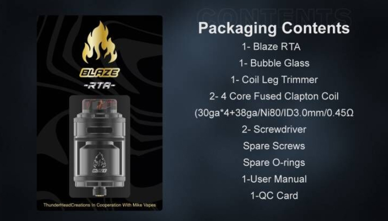 Thunderhead Creations Blaze RTA Package