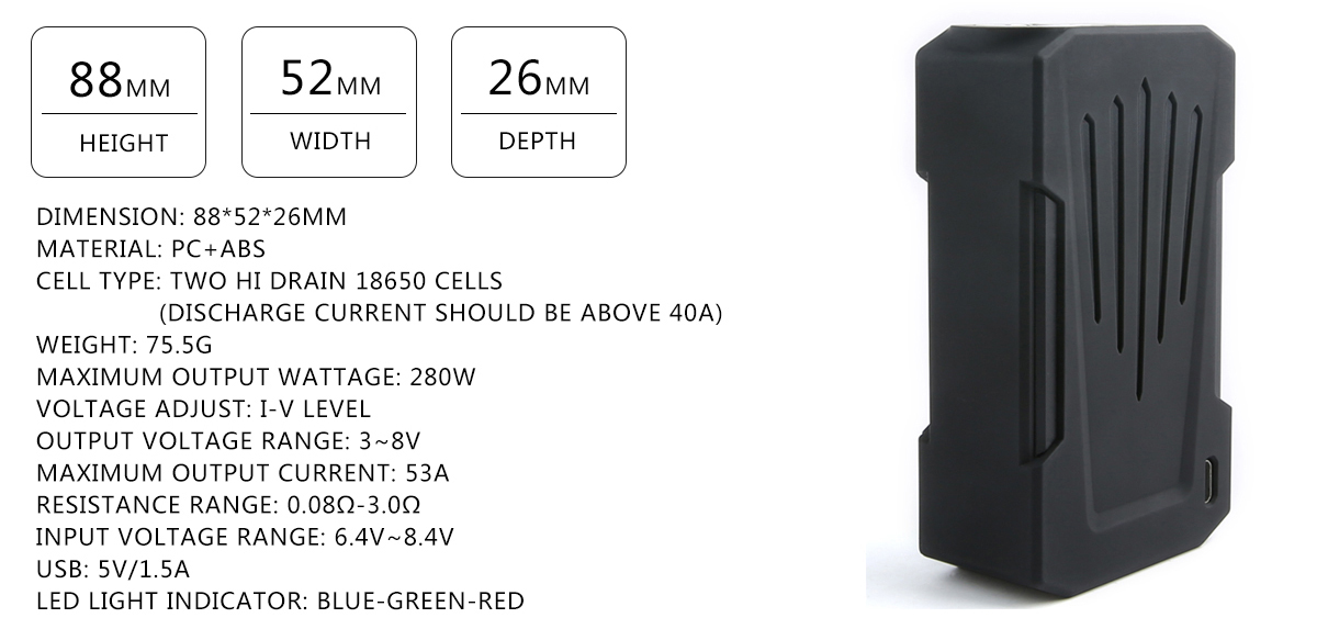 Tesla Invader 4X Mod Parameter