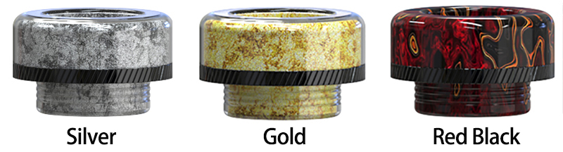 THC Blaze Solo RDA Drip Tip Colors
