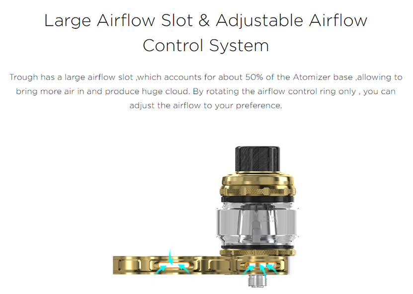 Trough Sub-ohm Tank Airflow