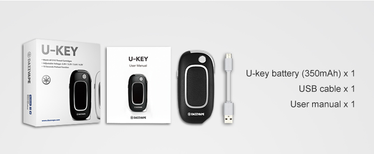 U-KEY Battery Package Content