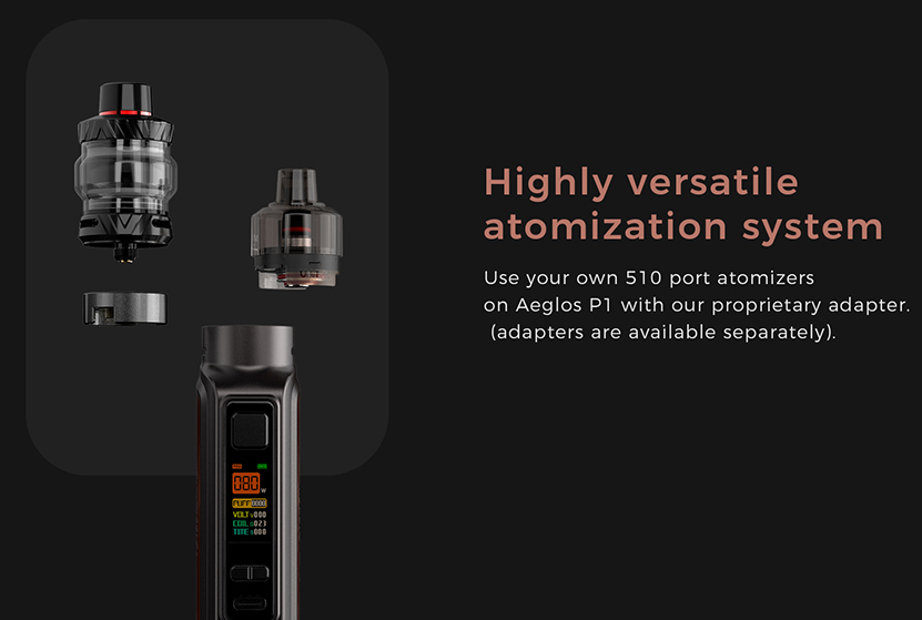 Uwell Aeglos P1 Kit fit any tank you can find