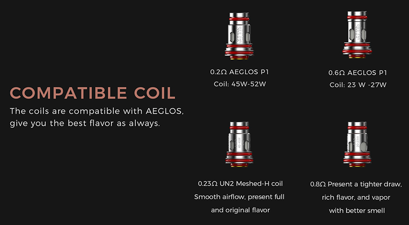 Uwell Aeglos P1 Pod Mod Kit Compatible with Aeglos Coil