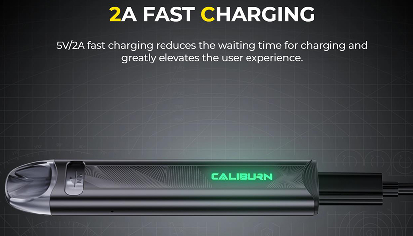 Uwell Caliburn A3S Kit Fast Charging