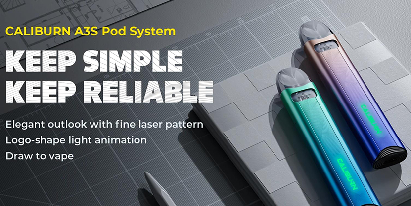Uwell Caliburn A3S Kit Simple Operation