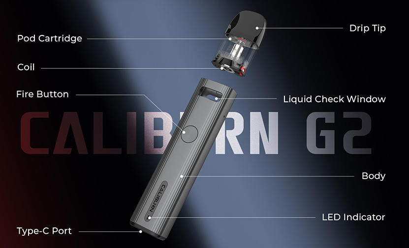 Uwell Caliburn G2 Pod Kit Overview