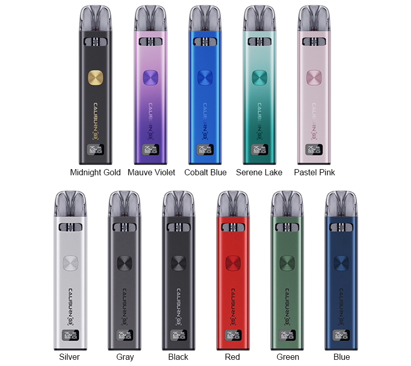 Uwell Caliburn G3 Pod Kit Colors