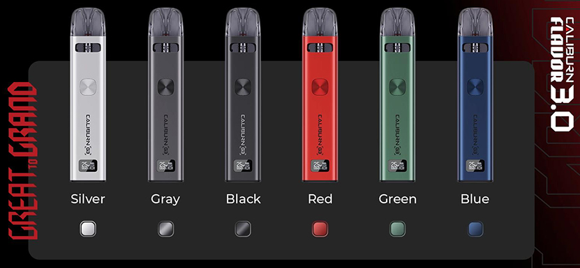 Uwell Caliburn G3 Pod Kit Color Options