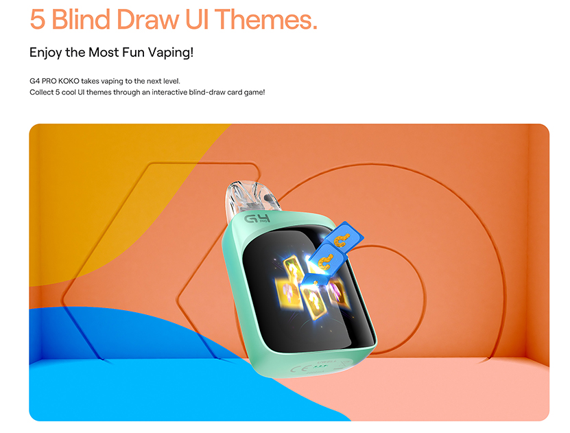 Uwell Caliburn G4 Pro KOKO Kit UI Themes