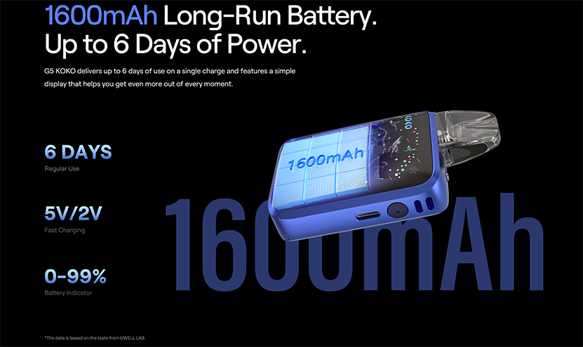 Uwell Caliburn G5 KOKO Kit 1600mAh