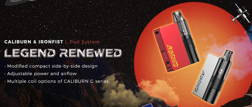 Uwell Caliburn Ironfist L Kit Features