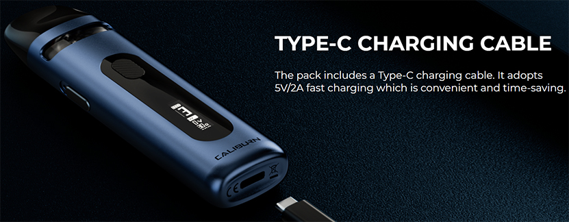 Uwell Caliburn X Pod System Kit Type C Charging