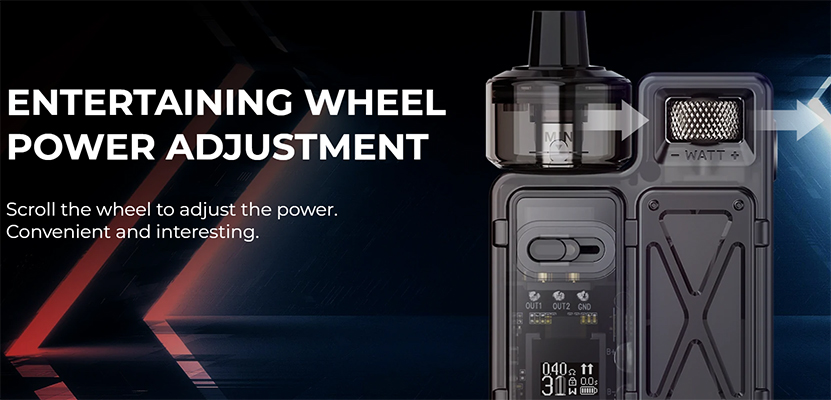 Uwell Crown M Pod Mod Kit Power Adjustment