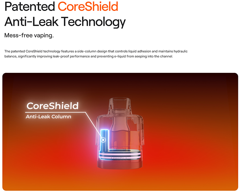 Uwell Typhos Pod Cartridge Leakproof Design
