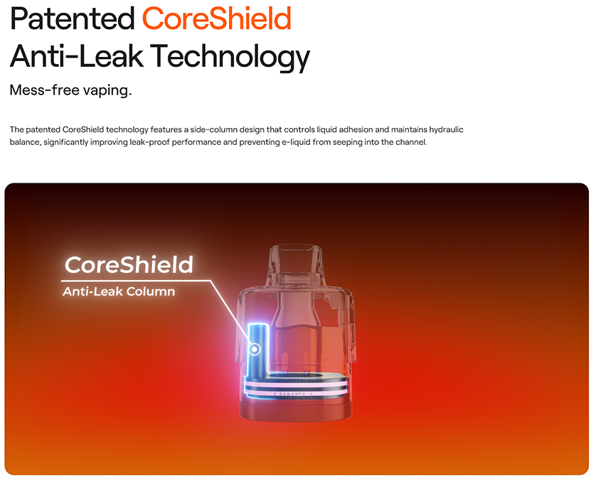 Uwell Typhos Pod Kit Leakproof Technology