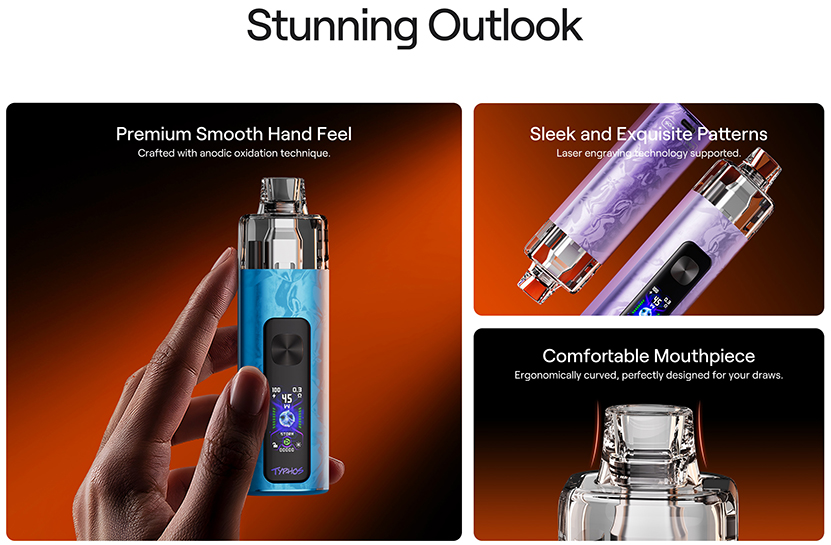 Uwell Typhos Pod Kit Stunning Outlook