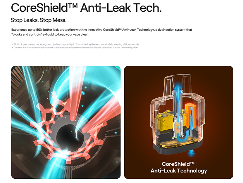 Uwell Typhos SE Pod System Kit Anti Leak Tech