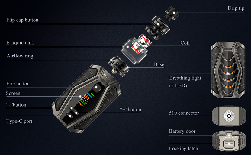 Uwell Valyrian 3 Kit Feature 11