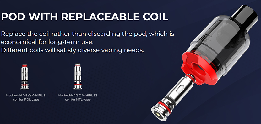 Uwell Whirl S2 Kit Fit For