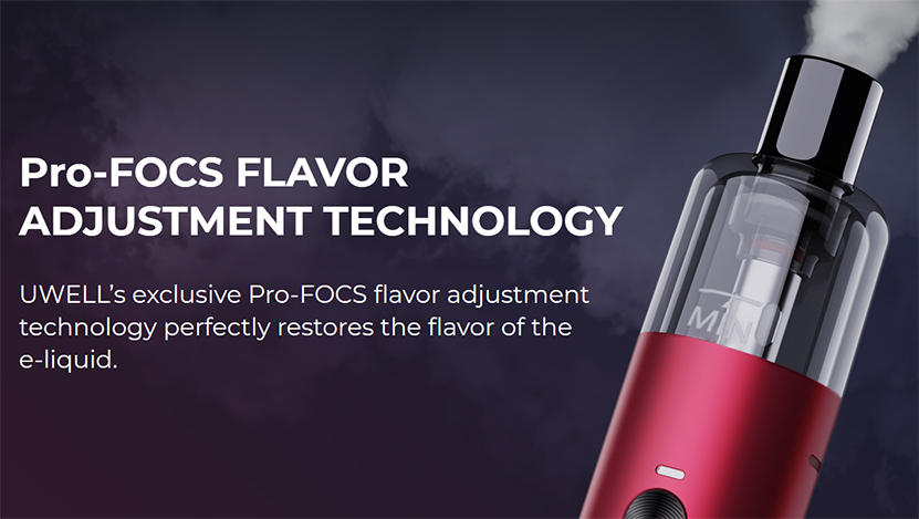 Uwell Whirl S2 Kit Pro Focus Flavor Adjustment Tech