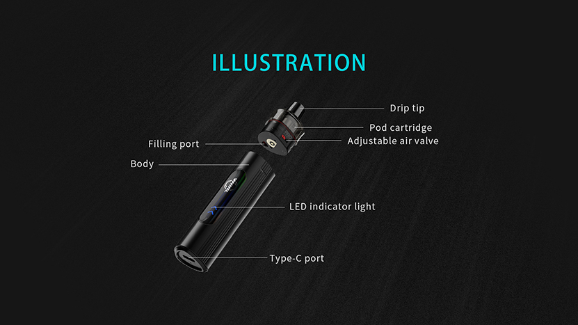 Uwell Whirl T1 Kit Feature 6