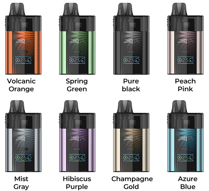 Uwell Zetta Pod Kit Colors