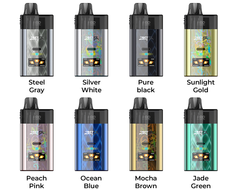 Uwell Zetta Pro Pod Kit Colors