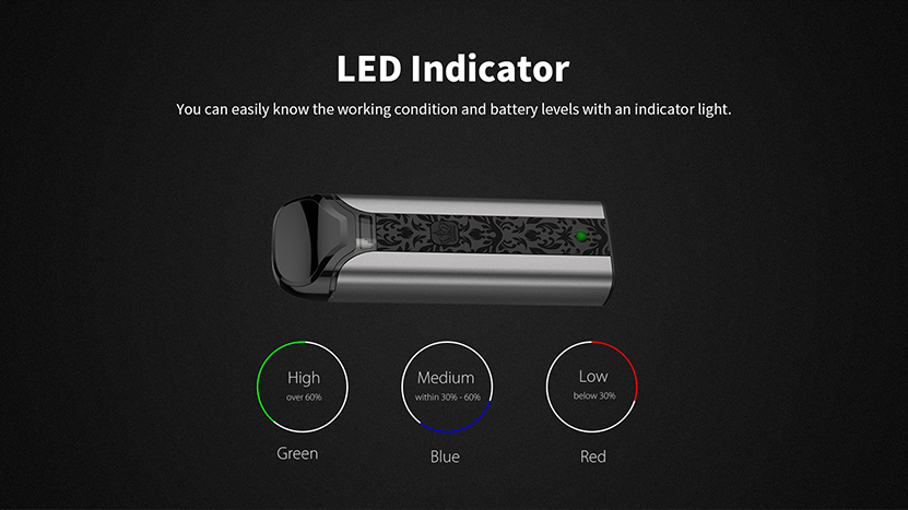 Crown Pod System Kit LED Indicator