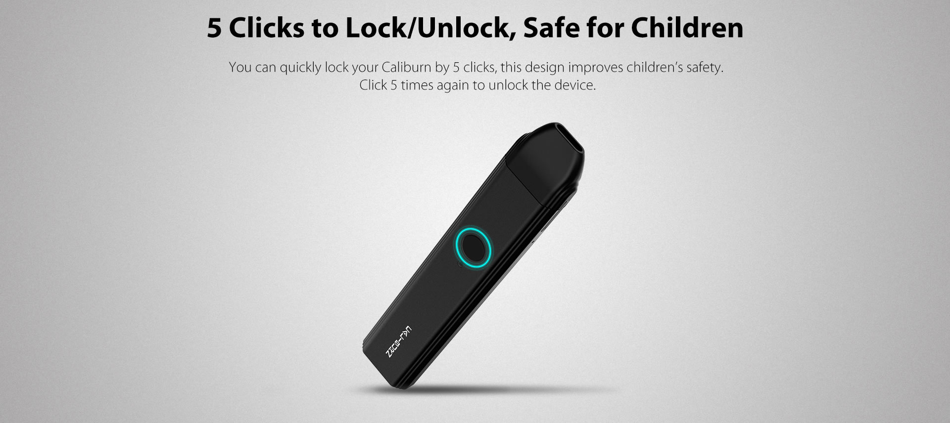 Uwell Caliburn Vape Kit Lock Unlock