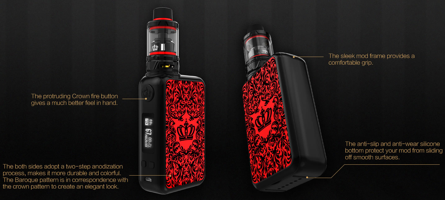 Uwell Crown 4 Vape Kit Features 3