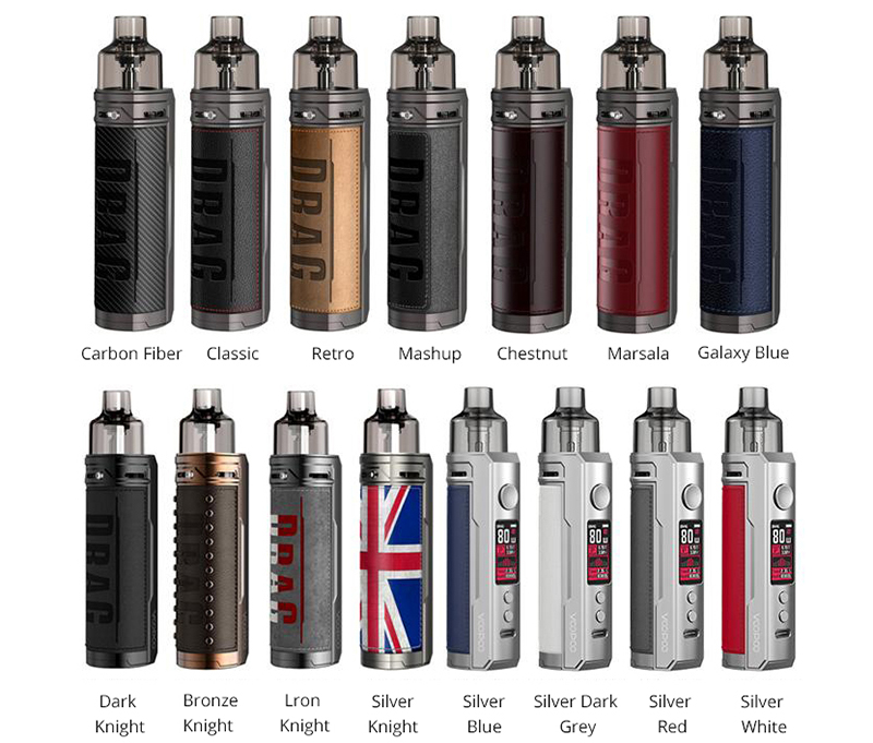 VOOPOO Drag X Mod Pod Kit 7 Colors