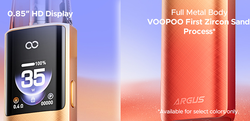VOOPOO Argus G4 Pod Kit Screen Display
