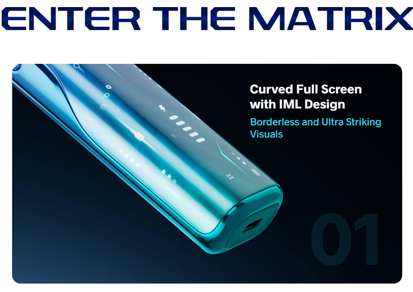 VOOPOO Argus Matrix Kit Curved Full Screen With IML Design