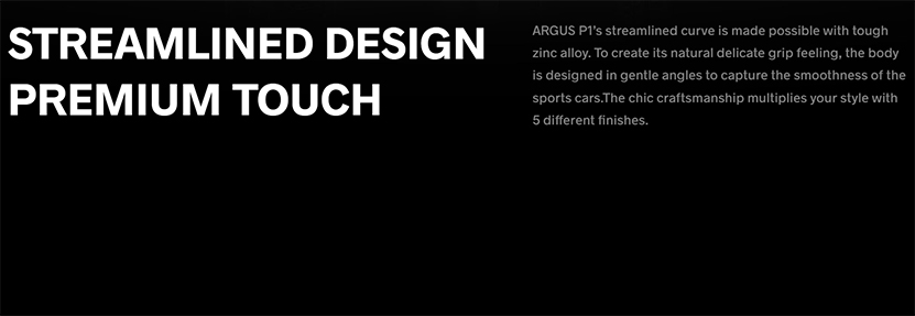 VOOPOO Argus P1 Kit Appreance Design
