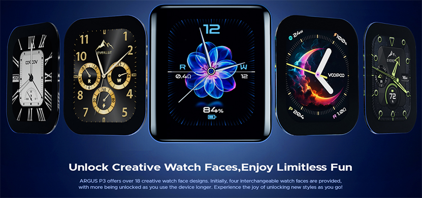 VOOPOO Argus P3 Kit Watch Faces